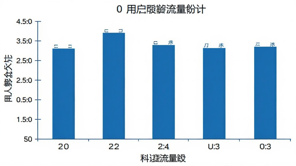 科迈捷流量计 用户年龄分布柱状图 横轴年龄段纵轴人数占比 中文标注 简洁图表风格 蓝白配色 高清