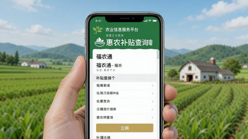 福农通-农业信息服务平台 惠农补贴查询操作界面手机截图