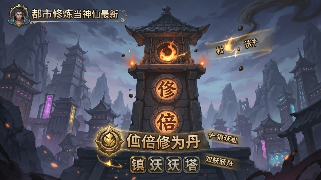 都市修炼当神仙最新版 双倍修为丹使用时机 镇妖塔挂机