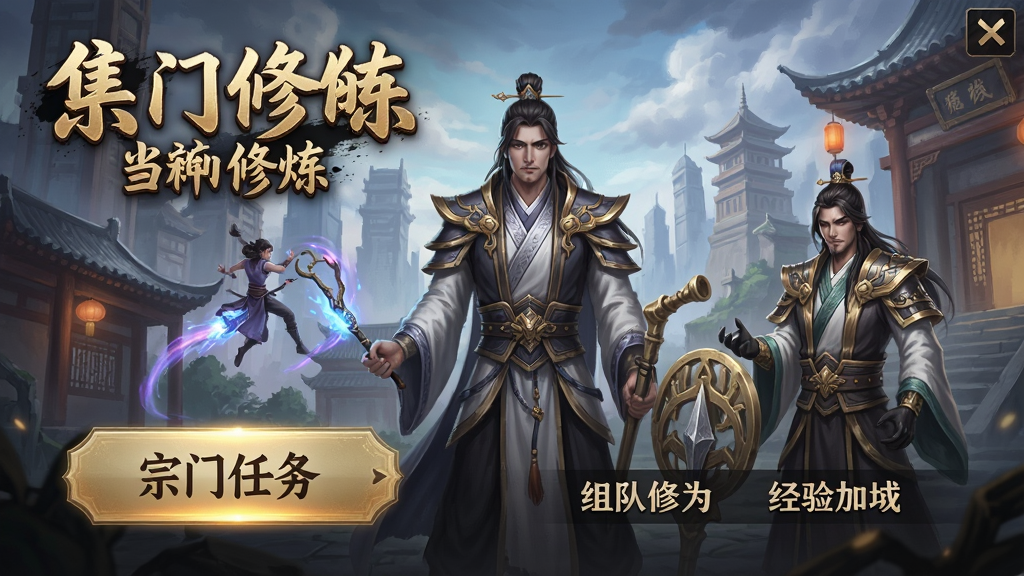 都市修炼当神仙最新版 宗门任务 组队刷修为 经验加成