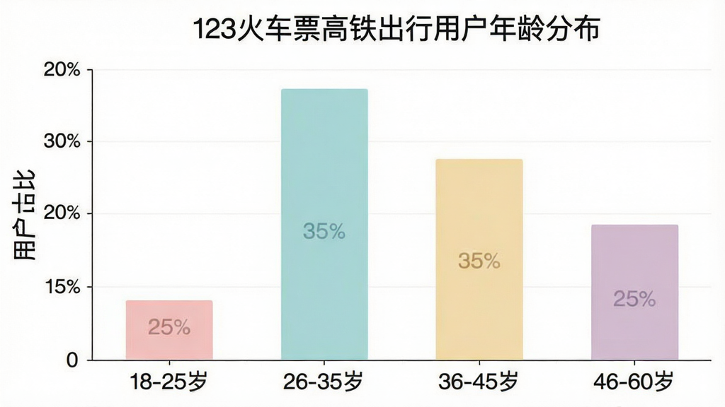 一张柱状图,横轴标注年龄段