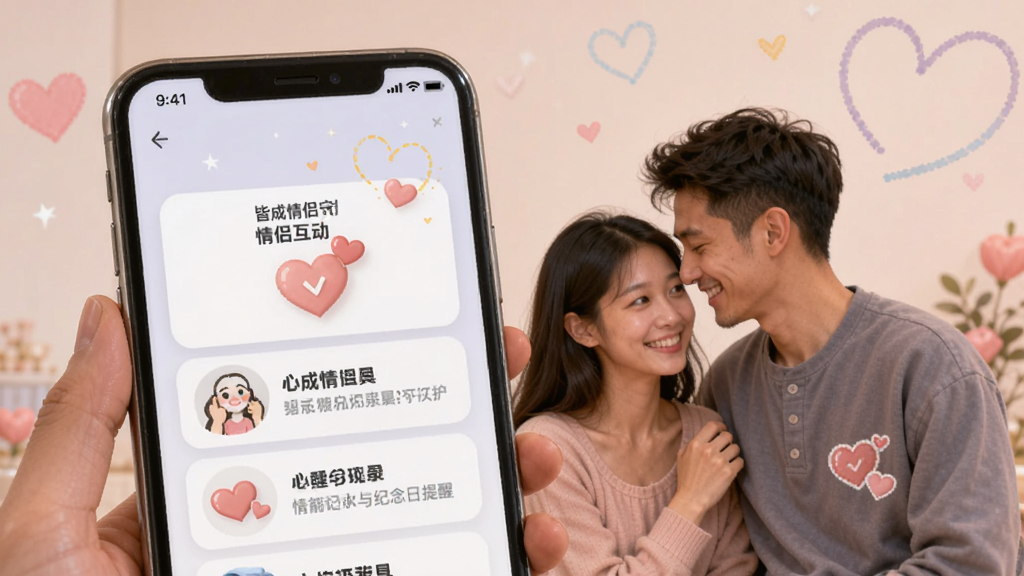 皆成情侣守护-情侣互动工具 心情记录与纪念日提醒功能