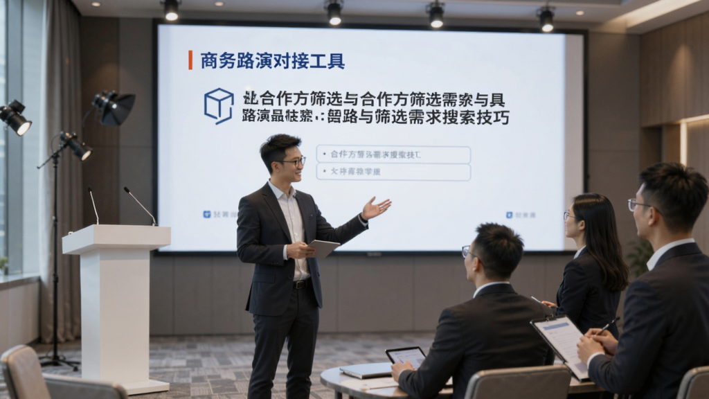 路演中-商务路演对接工具 合作方筛选与需求搜索技巧