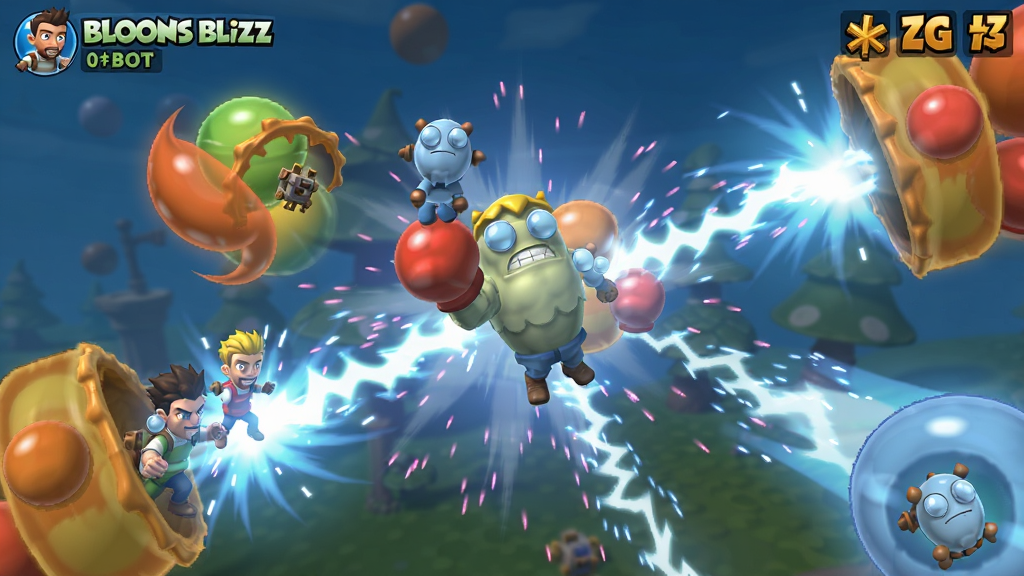 气球闪电战官方版(Bloons Blitz) 英雄技能释放瞬间截图