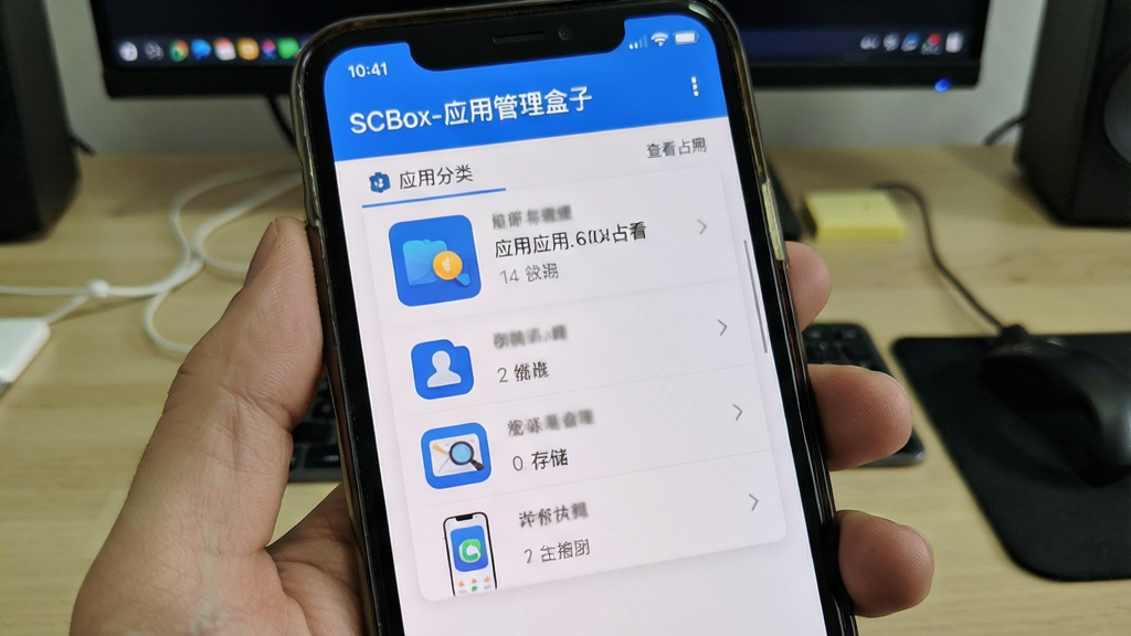 SCBox-�ֻ�Ӧ�ù������� Ӧ�÷���ʹ洢ռ�ò鿴����
