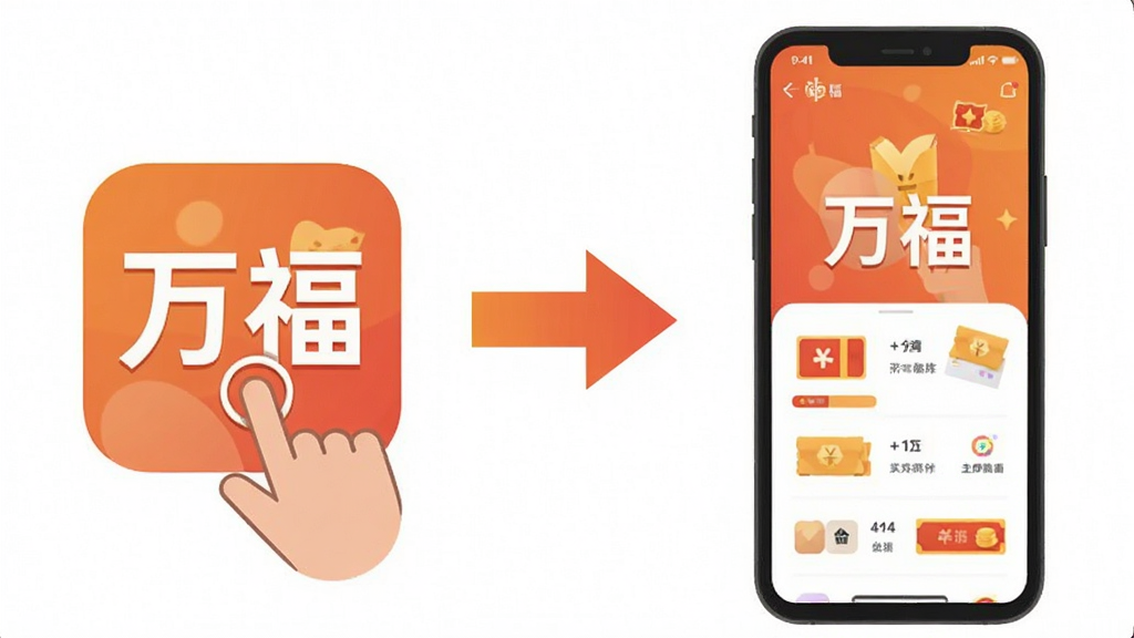 һ��չʾ��Ӧ���������̵�ʾ��ͼ����������ǵ��ͼ�꣬�Ҳ�ֱ�ӽ��������棬�м��ü�ͷ���ӣ���������ʾ���򸣡���������������죬��ƽ����ƣ�ůɫ�������ʸɾ�