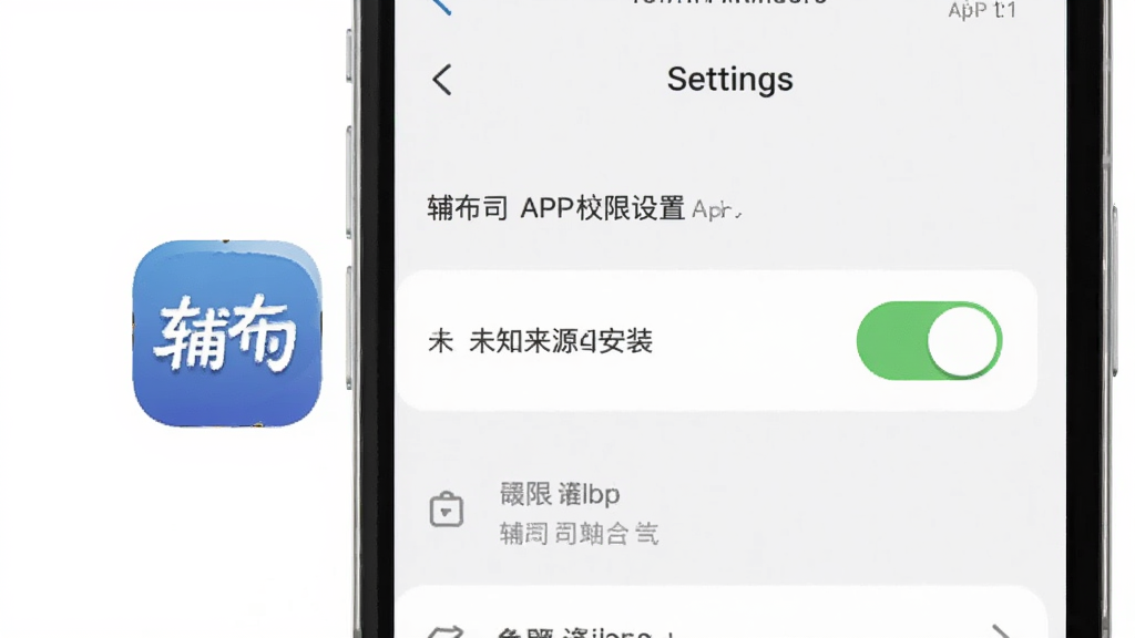 ����˾APP��װȨ������ʾ��ͼ���ֻ���Ļ��ʾ����ҳ�棬����δ֪��ԴӦ�ð�װ�Ŀ��ذ�ť���Ա��и���˾ͼ�꣬�������������ʸɾ��������