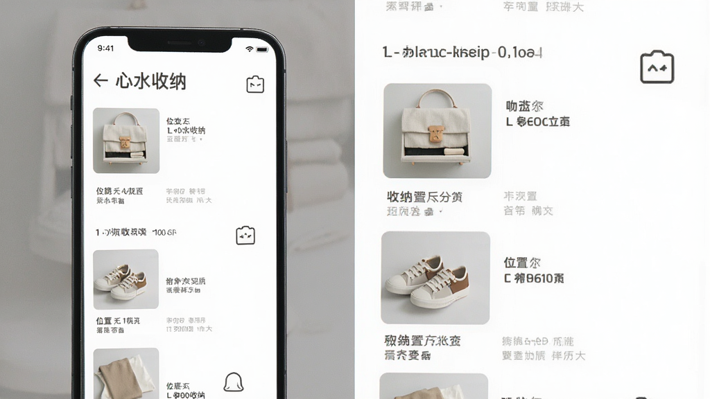 ����չʾ����ˮ���ɡ�App�Ľ�����ƣ��ֻ���Ļ��ʾ��Ʒ�б���ÿ����Ʒ��������������ͼ��λ�����������汳��Ϊ����ɫ������Ϊ���ɫ��ͼ��Ϊ���Լ�Լ��������Ӿ���ˬ�޸��ţ����ʸɾ����޹�����򵯴�