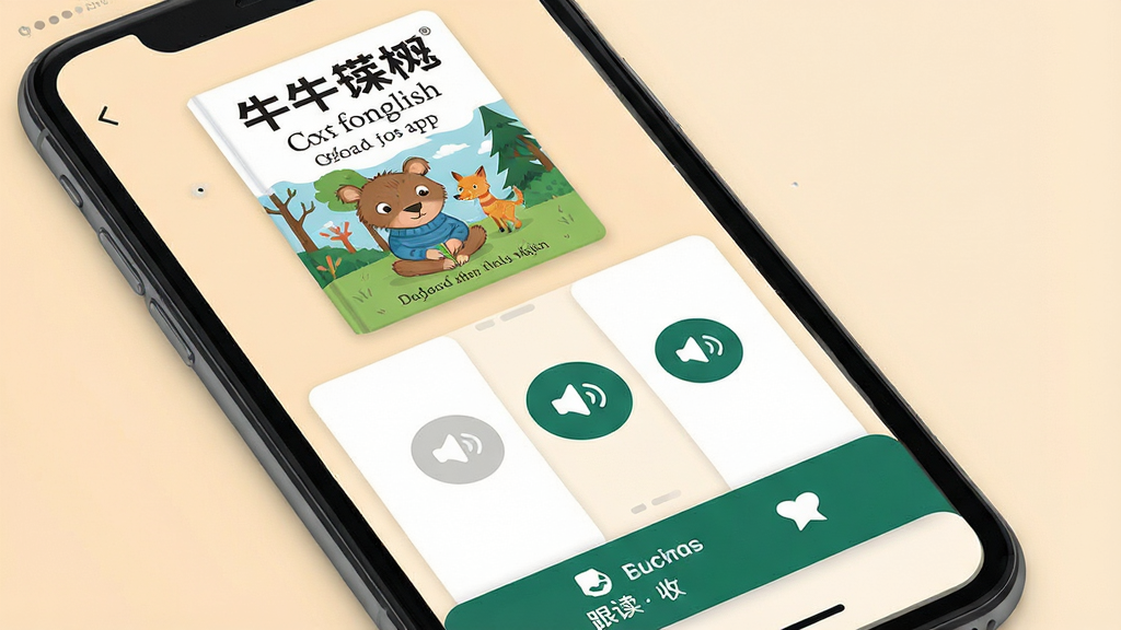 һ��չʾ�ֻ���Ļ�ϴ�ţ����Ӣ��App��ͼƬ������������һ���ֻ�����Ļ��ʾţ����Ӣ��汾�Ķ����棬����Ϊ�����汾����ͱ��⣬�м��Ƿ�ҳ��ť���ʶ�ͼ�꣬�ײ��и������ղع��������Ű��࣬���Ϊ�ִ���ƽ����ƣ�ϸ������Ļ����ͻ��۱���ɫ�����������ɾ����޶���Ԫ��