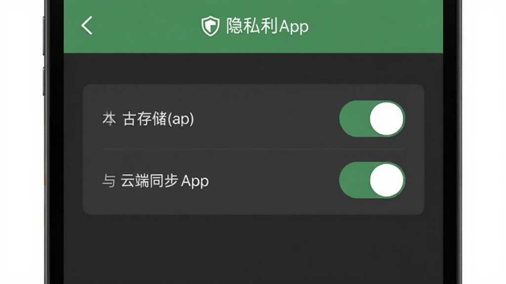 ��������App����˽����ҳ�棬��Ļ����ʾ���ش洢���ƶ�ͬ���Ŀ���ѡ��Ա��ж�����״�İ�ȫͼ�꣬���������ɫ����ɫΪ���������ȼ�࣬���ʸɾ��޶���Ԫ��