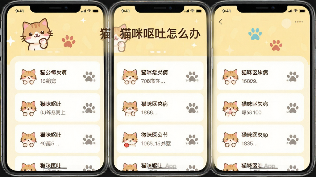 ΢��ҽApp������֪ʶ��ҳ���ͼ��չʾè�䳣�����������б����������пɰ��Ŀ�ͨè��ͼ��������ı������֡�è��Ż����ô�족������Ϊ��͵�ǳ��ɫ�������Ű����룬���Ϊ���±�ƽ����ƣ�ϸ�ھ��£����ʸɾ��޶���Ԫ��