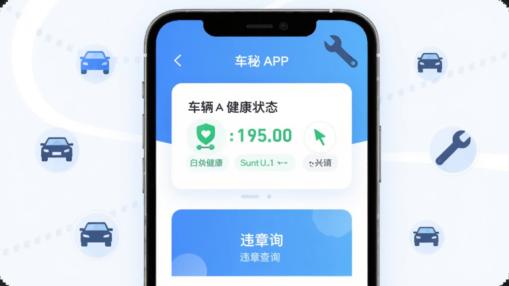 ����APP������չʾ���ֻ���Ļ������ʾ��������״̬��Ƭ��Υ�²�ѯ��ڣ������Ǽ������׽���ɫ������Χ������΢С������ͼ��Ͱ���Ԫ�أ����岼������������ִ���ƽ�����ʸɾ��������޶���װ��
