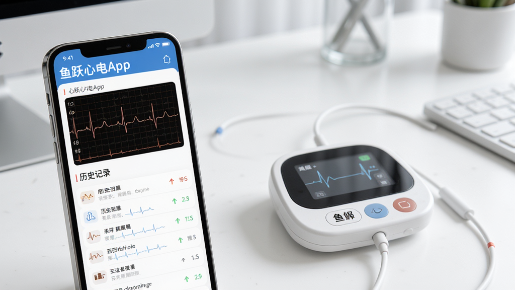 ��Ծ�ĵ�App���ܽ���չʾ���ֻ���Ļ��ʾ�ĵ粨��ͼ����ʷ��¼�б����Ա߷�����Ծ�ĵ��豸�������Ǹɾ�������������ִ���Լ�����������ɾ����޶���Ԫ��