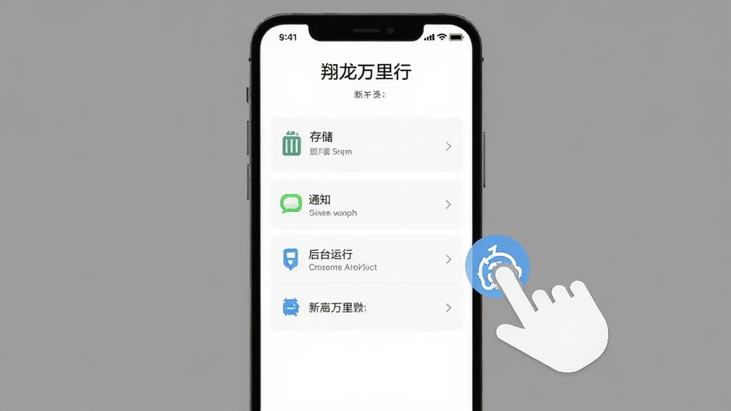 һ��չʾ�����������С�App�������ý����ͼƬ��������һ���ֻ���Ļ����Ļ����ʾ��Ȩ�������б����д洢��֪ͨ����̨���е�ѡ��Ա�����ָ�����ͼ�ꡣ�����Ǽ��Ļ�ɫ������ƽ�����������������ʸɾ����޶���Ԫ�ء�
