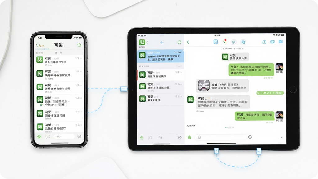 һ��չʾ����App���ͬ�����ܵĳ���ͼ���������ֻ���ƽ�岢����ʾ����������棬����Ϊ����ֻ�������ʾ�����б����Ҳ�ƽ�������ʾͬһ���Ի����ڣ��Ű����ҶԳƣ����Ϊ�ִ�����磬ϸ���������豸��Ļ����һ�¡�������Ϊ����ɫ���ߡ�����Ϊ�������棬���ʸɾ��޶���Ԫ�أ������п���ͼ�������ɼ�