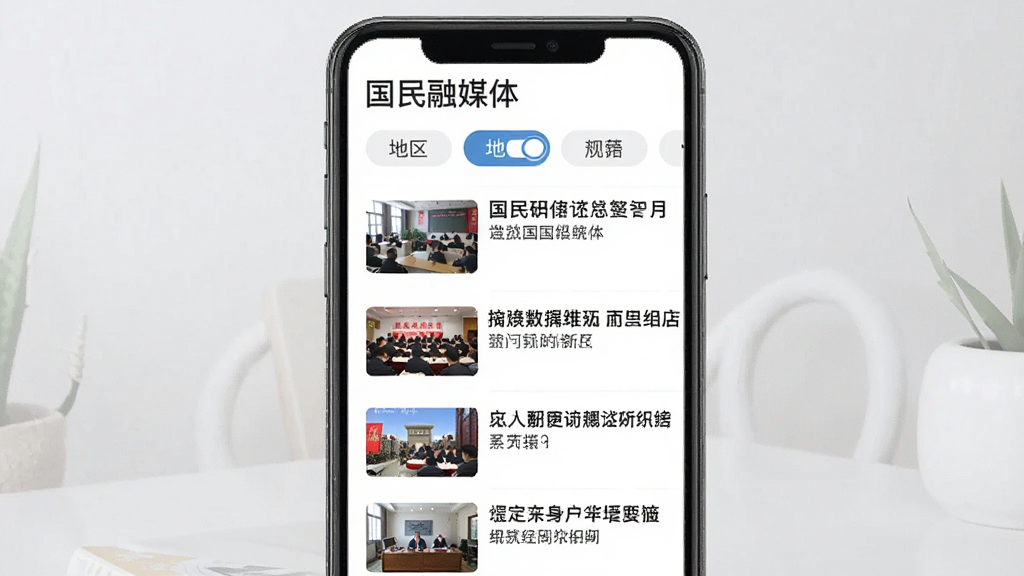 一张展示本地新闻列表的手机界面图片,画面中有