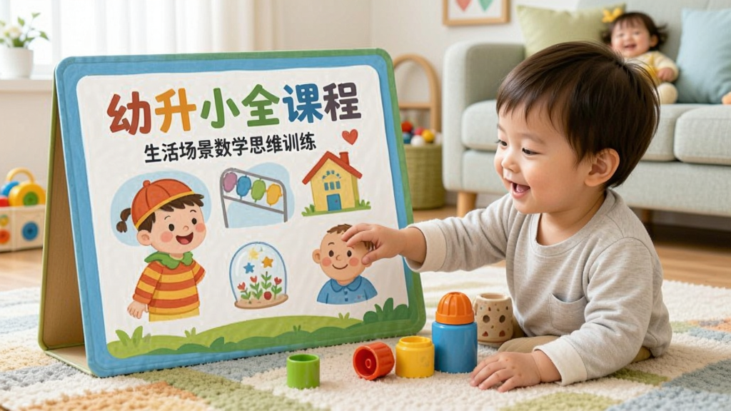 幼升小全课程-幼小衔接启蒙 生活场景数学思维训练配图