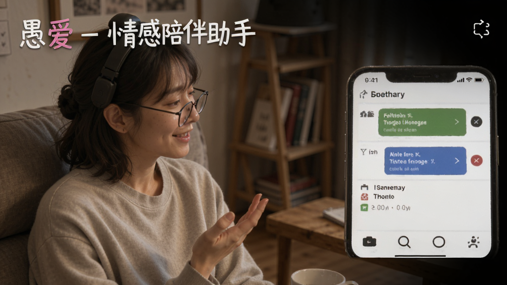 愚爱-情感陪伴助手 实际聊天陪伴使用场景配图