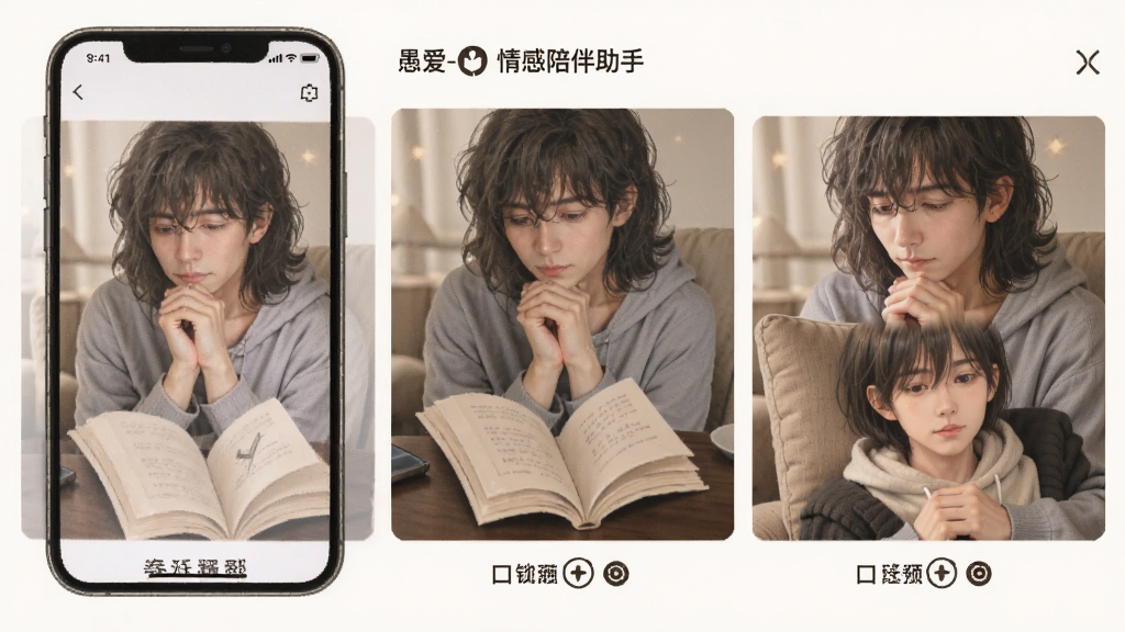 愚爱-情感陪伴助手 找到入口倾诉心事全流程配图