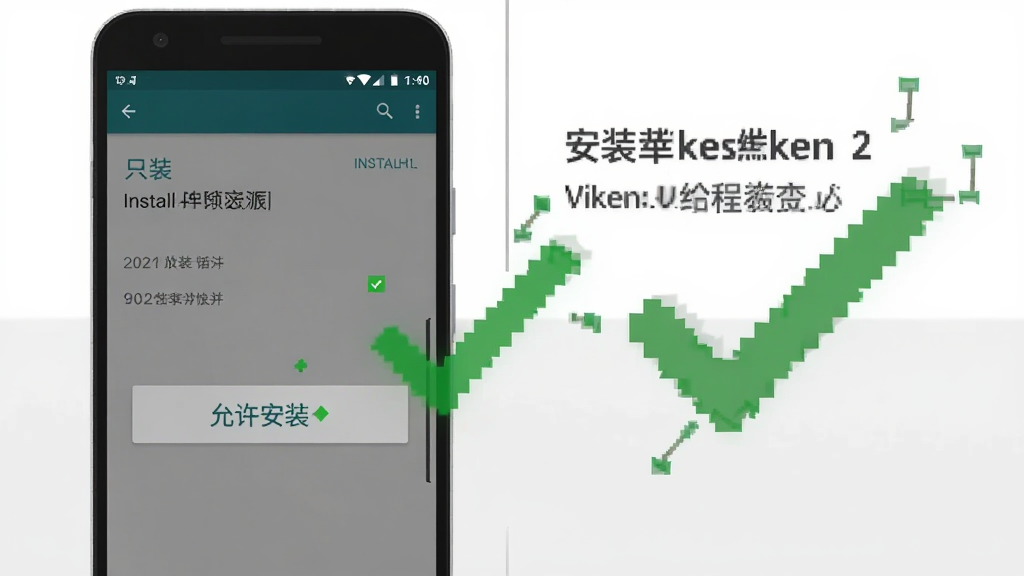 һ��չʾ�ڰ�׿�ֻ��ϰ�װVikenά�Ϲ��̵�ʾ��ͼ���������ֻ���Ļ��ʾ��װȨ�����ý��棬�Ա���һ����Ŀ����ɫ�Թ�����ڡ�������װ����ť�ϣ������Ǽ��İ�ɫ��ǳ��ɫ������ƽ��˵��ͼ���������������ֱ�ע��ȷ