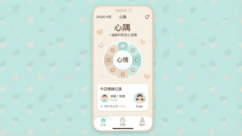 一张手机应用界面展示图,画面中央是名为
