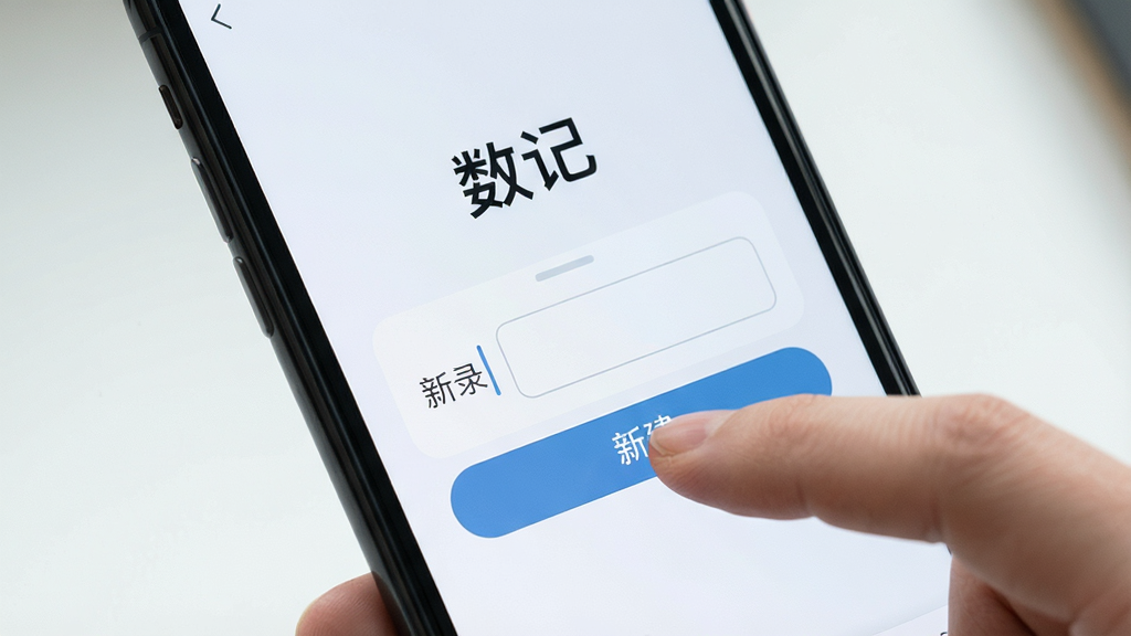һ���ֻ���Ļ��дͼ��չʾ�����ǡ�App�Ŀ��ټ�¼���棬������һֻ�����ڵ���½���¼��ť����Ļ���뵯������������Ϸ���ʾ�����ǡ�����������Ϊǳɫ���棬�����ˬ�ִ������ʸɾ����޶���Ԫ��