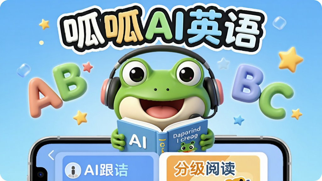 ��������������AIӢ��Ŀ�ͨ�����������ܣ�ͷ�������ֳ�Ӣ��汾����Χ������ĸABC������ͼ�꣬����Ϊ����ɫ���䣬�����Ϸ����������ơ�����AIӢ������֣��·����ֻ�����չʾAI�����ͷּ��Ķ���Ƭ�����Ϊ3D��ͨ��Ⱦ��ϸ��Բ��ɰ������ʸɾ������޶���Ԫ��