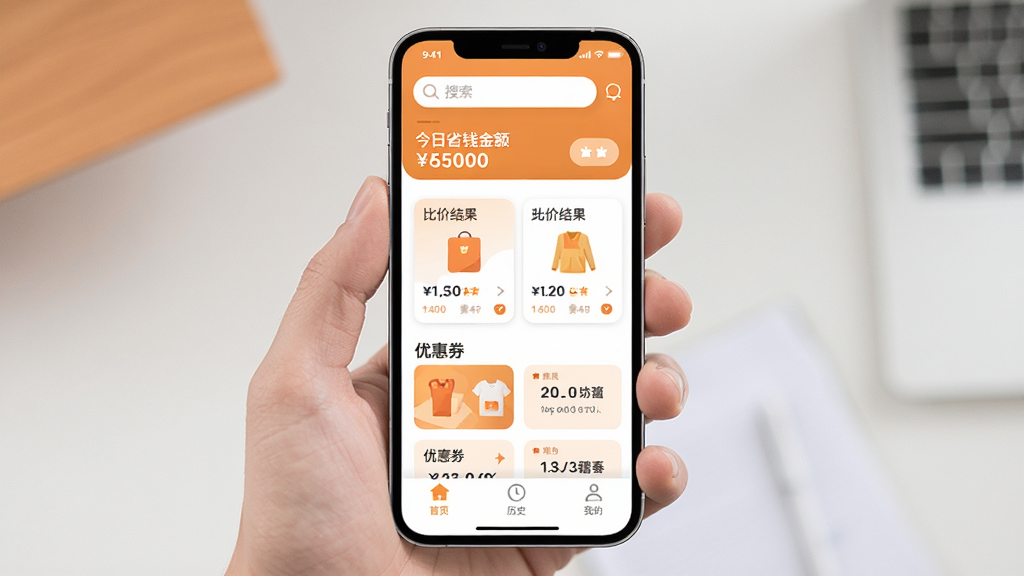 ����ʡǮϦӦ��������ȫòչʾ���ֻ���Ļ���У����涥����ʾ�����������ʡǮ���в�Ϊ�ȼ۽����Ƭ���Ż�ȯ�б����ײ�Ϊ��ҳ����ʷ���ҵ�������ǩ�����������ů��ɫ���ɫ����ı�ƽ����Ʒ��ͼ��Բ���࣬���������ɾ����޶���װ��Ԫ��