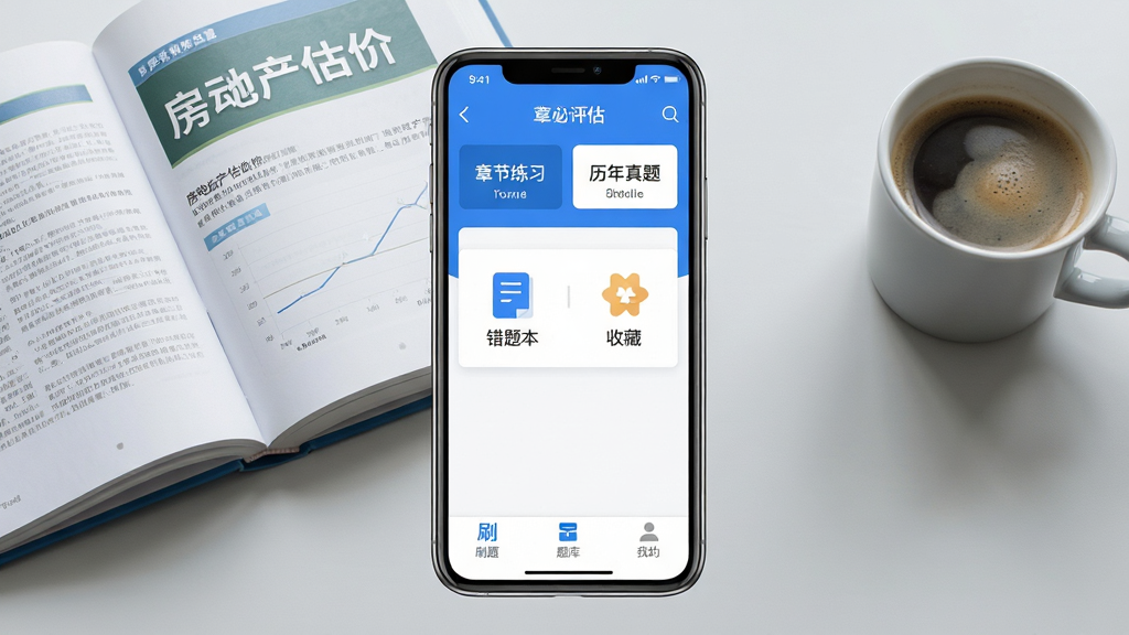 ���ز�����ʦˢ�⹷APP��ҳ����չʾ���ֻ���Ļ���з��ã���Ļ����ʾ��ɫ��ɫΪ��ɫ�������APP���棬�������½���ϰ������������ڣ��м��д��Ȿ���ղؼ�ͼ�꣬�ײ�Ϊˢ�⡢��⡢�ҵ�����ѡ�������ɾ������޹�浯��������Ϊǳ��ɫ�������������Ϸ���һ�������ķ��ز����۽̲ĺ�һ�����ȣ��������ִ���ƽ�������������ɾ����޶���Ԫ��