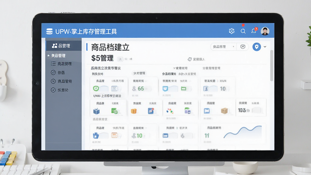 UPW-掌上库存管理工具 商品档案建立 分类管理操作页面