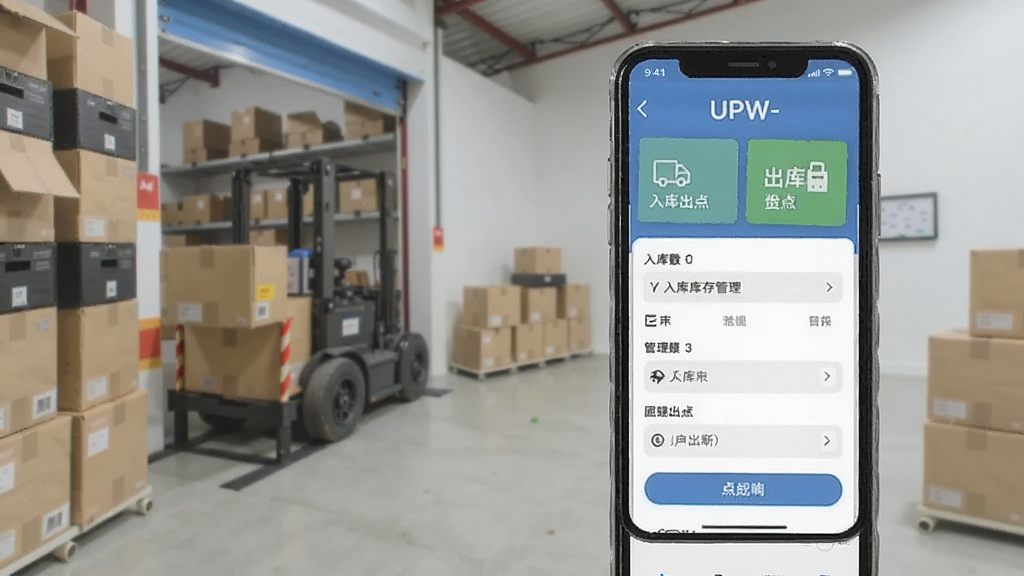 UPW-掌上库存管理工具 手机端库存管理界面 入库出库盘点功能展示