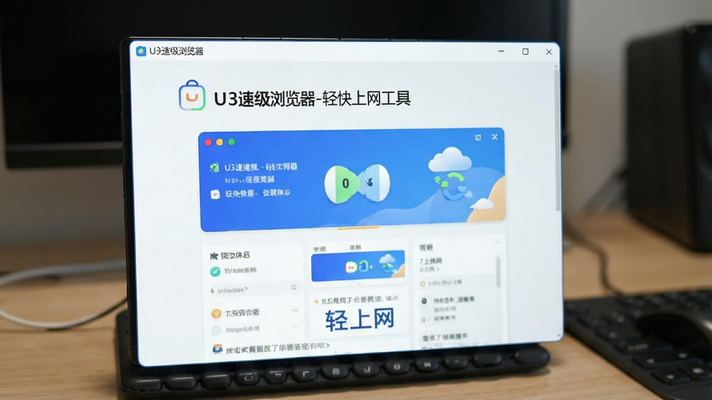U3速级浏览器-轻快上网工具 安装使用界面 轻快上网体验