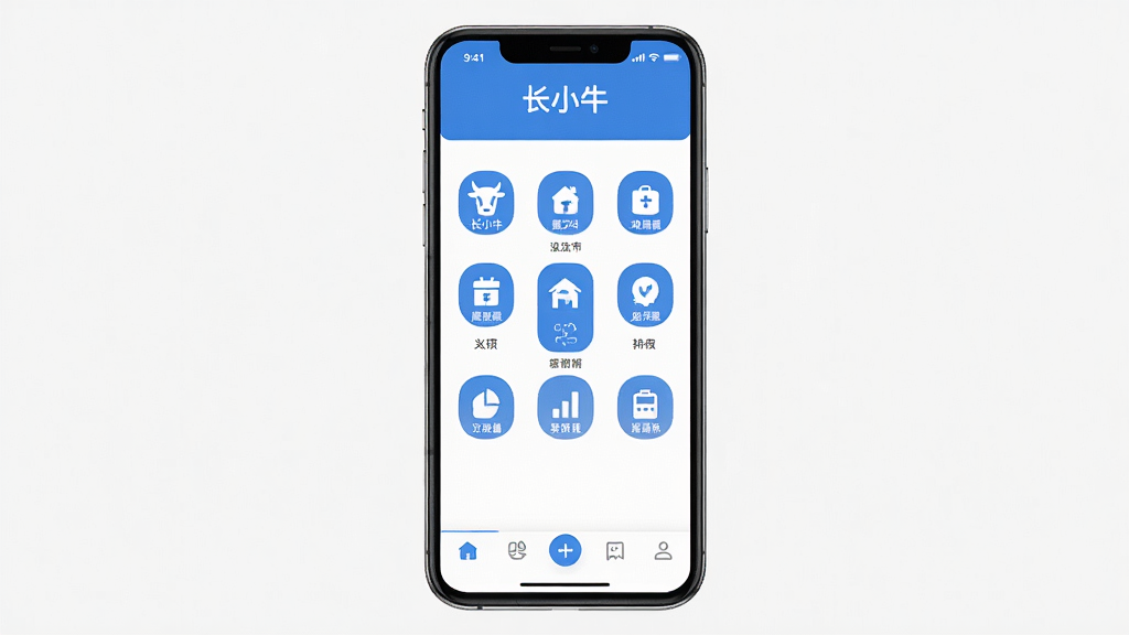 ��СţAPP������ȫòչʾ���ֻ���Ļ���У�������ʾ�������ơ���Сţ�����м�Ϊ����ͼ����󣬵ײ�Ϊ���������������������ɫ����ƽ����Ʒ�񣬽���ɾ����࣬�����������޶���װ��Ԫ��