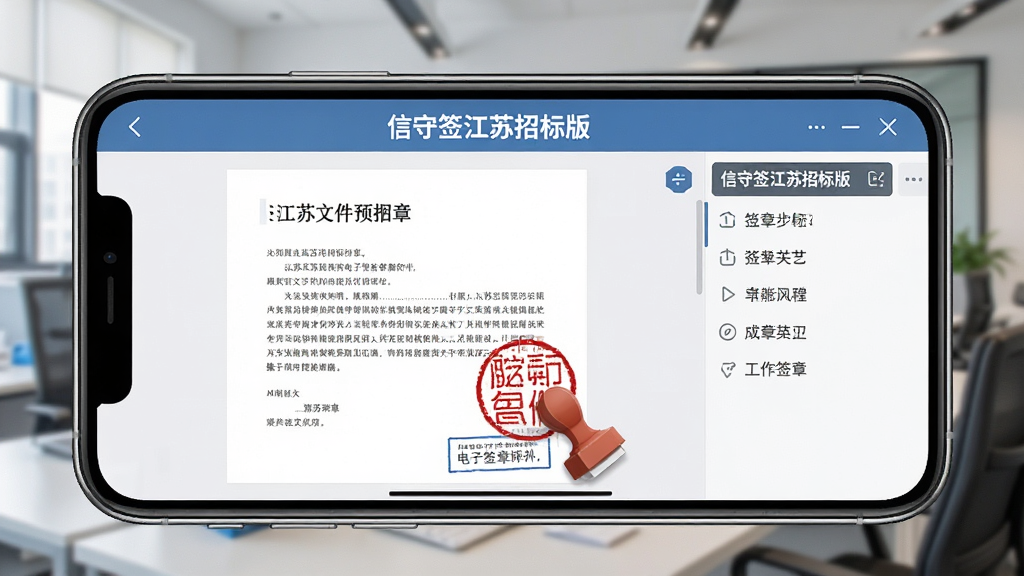 һ��չʾ����ǩ�����б�����ǩ�²������̵�ͼƬ��������һ���ֻ�������ʾ����Ļ�ϡ�����ǩ�����б�桱��ǩ�½��������ɼ���������б��ļ�Ԥ�����Ҳ���ǩ�¹�������һ������ĺ�ɫӡ��������ק���ļ�ָ��λ�ã������в�����ʾ���֣��������黯�İ칫�ҳ��������дʵ�����ʸɾ����޶���Ԫ��