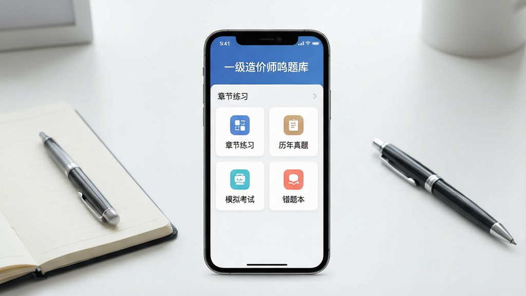 һ��չʾһ�����ʦ������ֻ�APP��ҳ���Ч��ͼ������������һ�������ֻ�����Ļ����ʾ������������ҳ����ҳ���棬�����С�һ�����ʦ����⡱��������������½���ϰ���������⡢ģ�⿼�ԡ����Ȿ�ȹ������ͼ�꣬���������������Ǽ��������������Ա߷��űʼǱ��ͱʣ���������ˬ�ִ������ʸɾ�ϸ�壬�޶�������Ԫ��