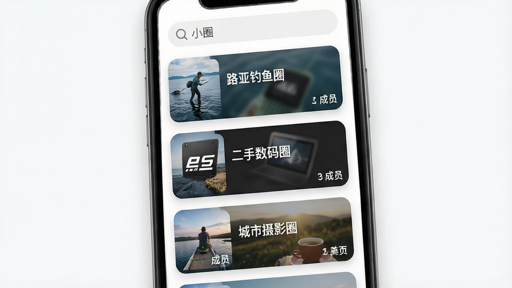 一张手机应用界面截图风格图片,画面展示