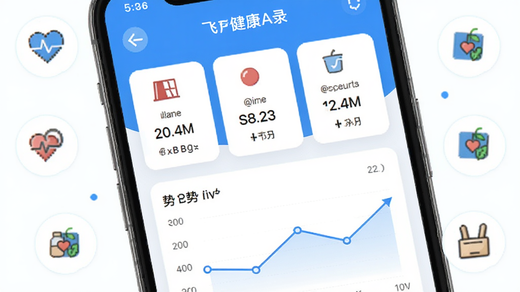 ��������App�����ݼ�¼���棬�ֻ���Ļ��ʾѪѹ��Ѫ�ǡ����ص�ָ�꿨Ƭ���·�����������ͼ����������ˬ������ɫ����Χ��׺��������Сͼ�꣬���ʸɾ��޶���Ԫ��
