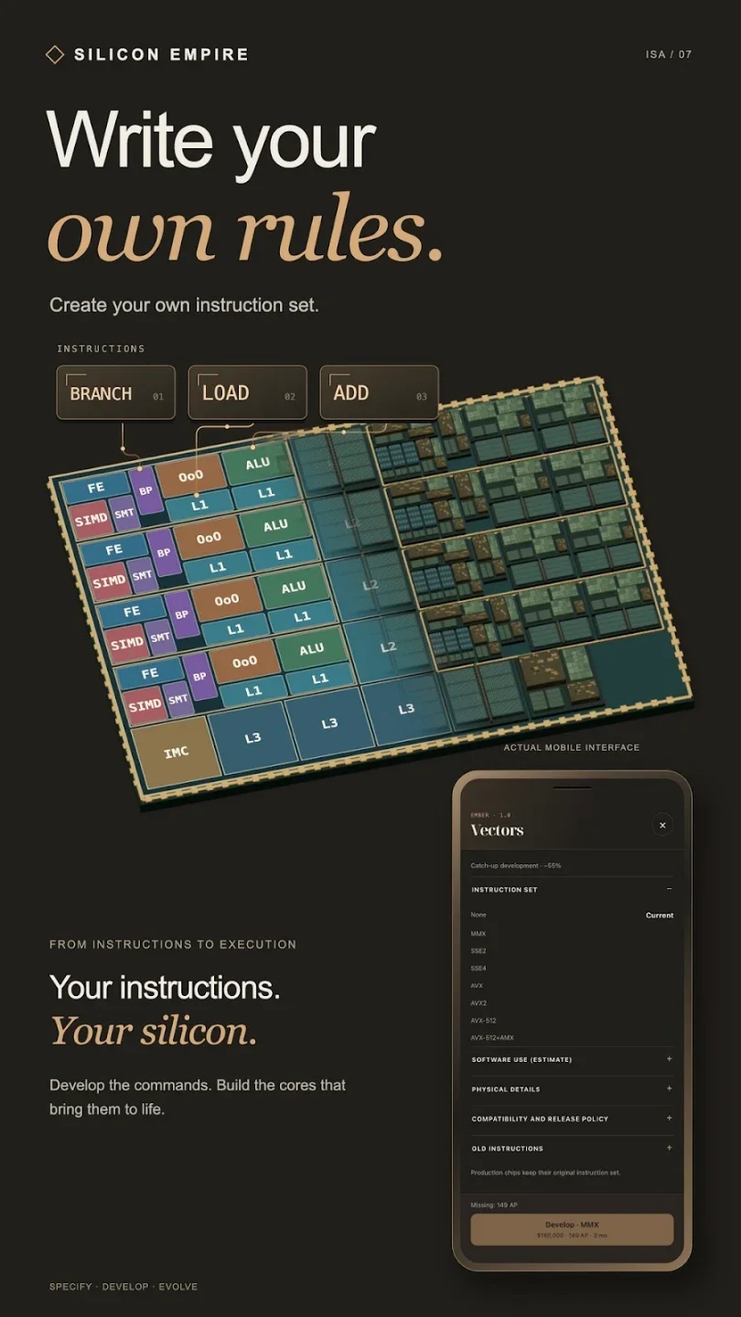 CPUоƬ���ģ�����°�(Silicon Empire)v1.1.54 �ٷ���