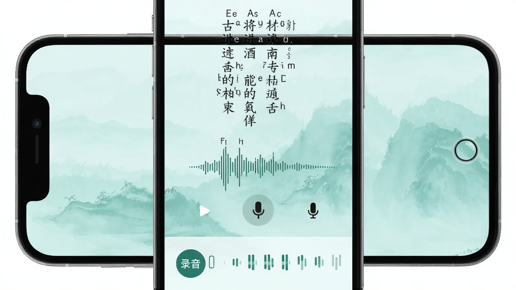 手机应用界面展示