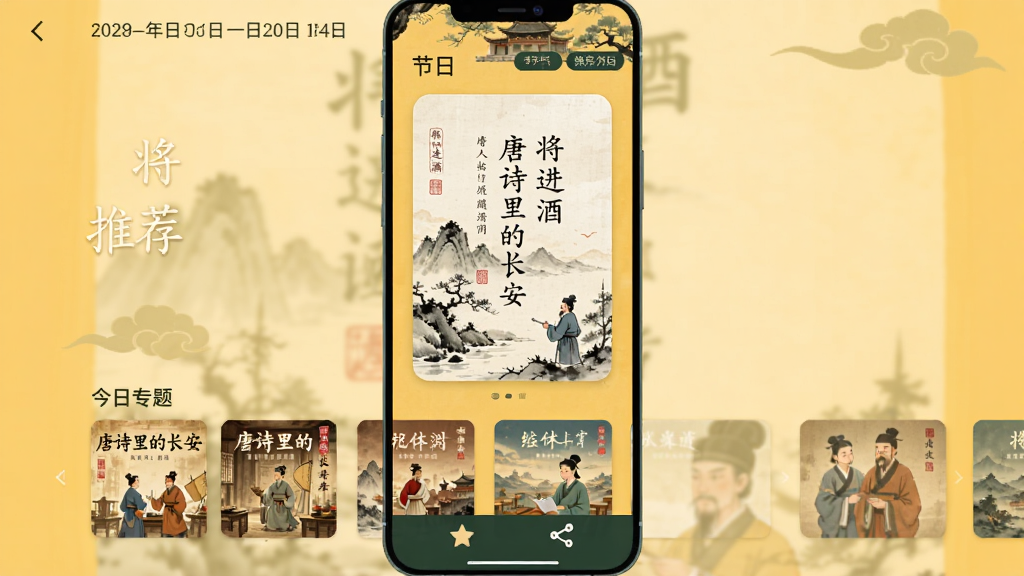 手机界面展示