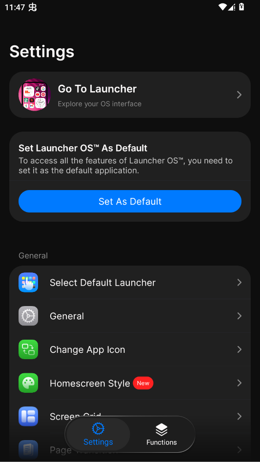 浣熊ios26启动器安卓版Launcher OSv6.3.5 最新版