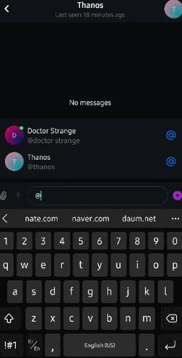 Avengers Chat app���°�