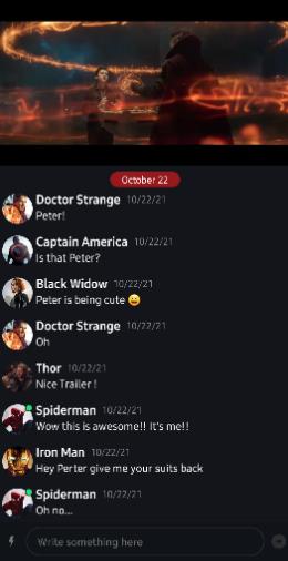 Avengers Chat app���°�