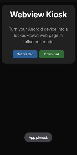 Webview Kiosk�������°�