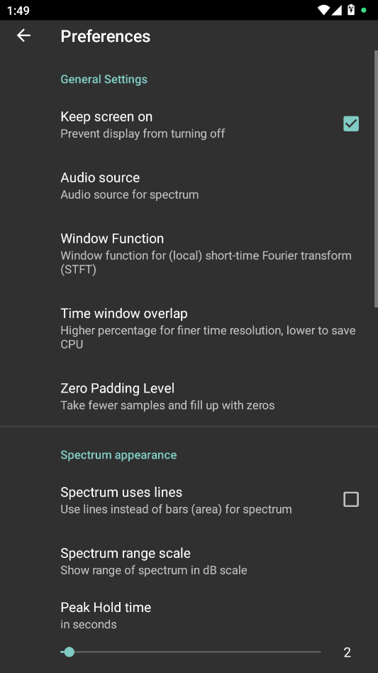 ��ƵƵ�׷����ǰ�׿��appAudio Spectrum Analyzerv3.2 ���°�
