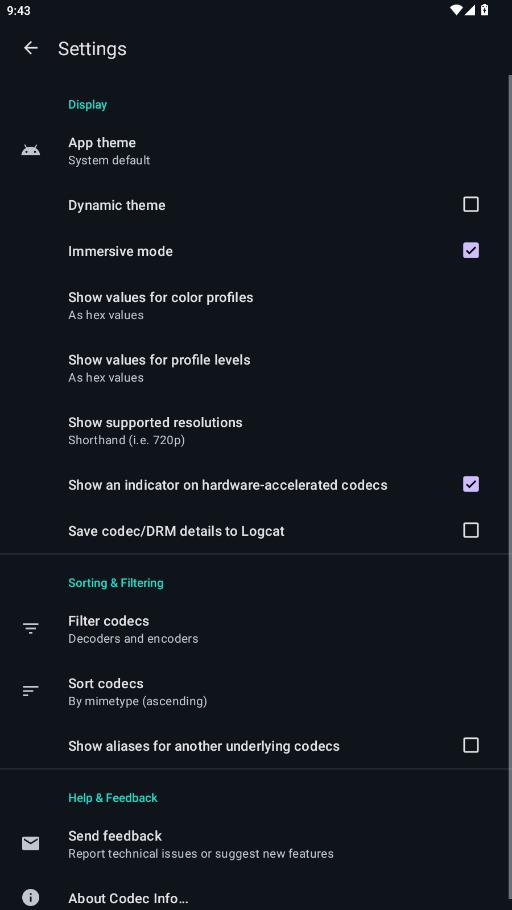 Codec Info�������°�v2.9.0 ��׿��