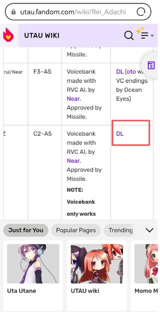 OpenUtau Mobile�ٷ���