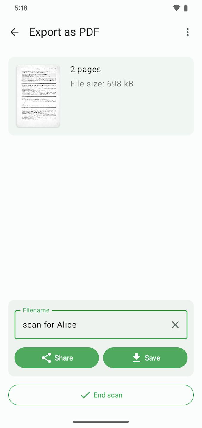 FairScan软件最新版v1.14.0 安卓版