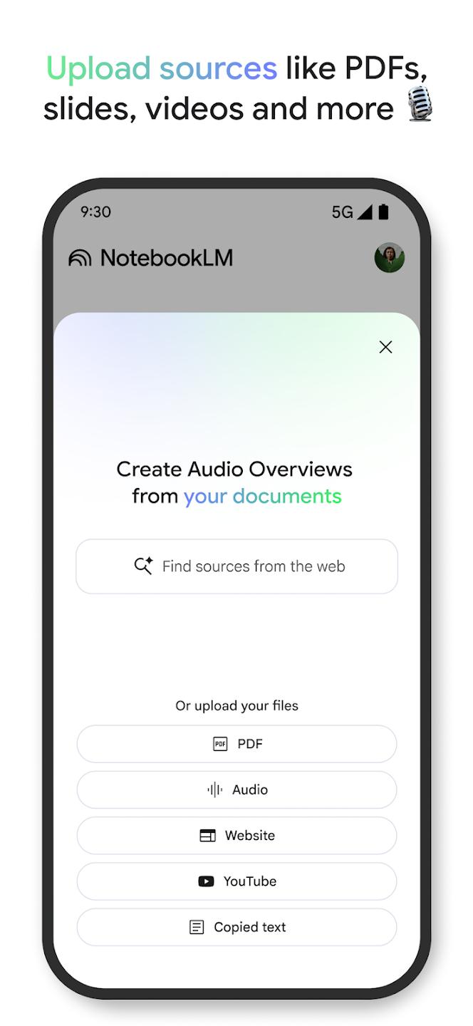 谷歌NotebookLM手机版v1.33.7.892797851 最新版