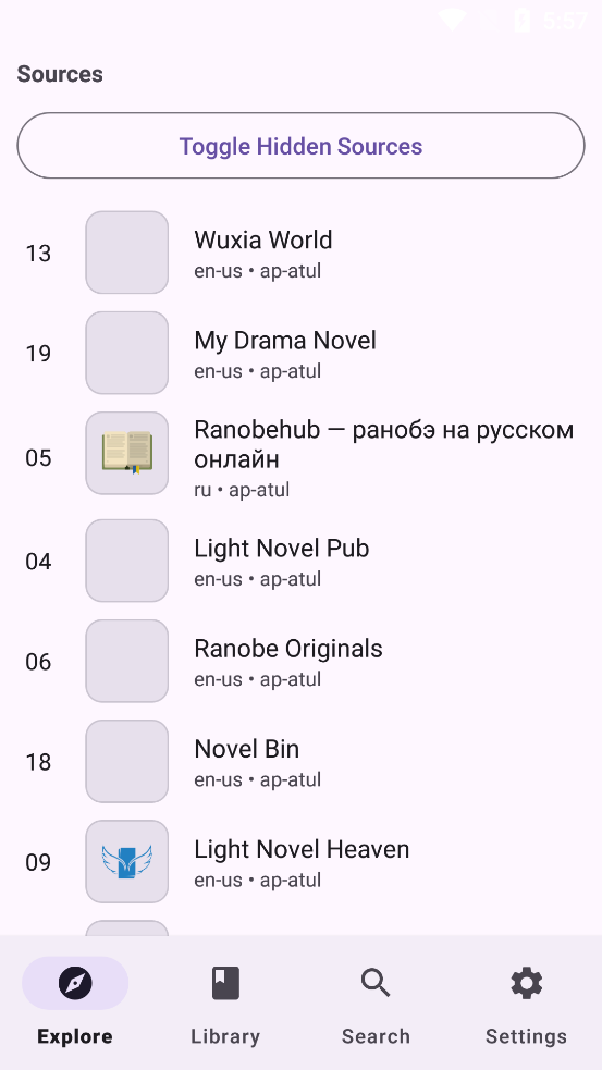 Ranobe��С˵�Ķ������°�v0.0.10 �ֻ���